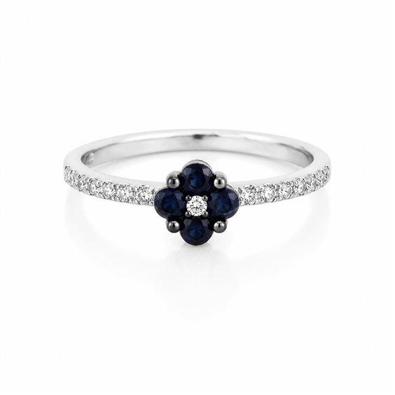 Ringe Recarlo Dame in Gold Zaffiro 0.36 Ct XD 145/BZAF - XD 145/BZAF